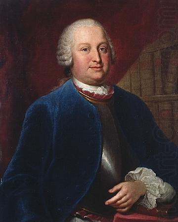 Louis de Silvestre Portrait of Heinrich von Brehl oil painting picture